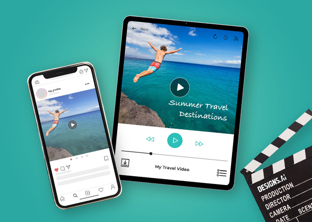 Create captivating videos optimized for various platforms