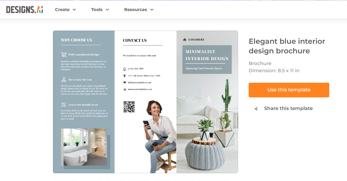 Interior design Brochure 